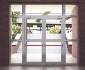 sistema a battente per porte d'ingresso