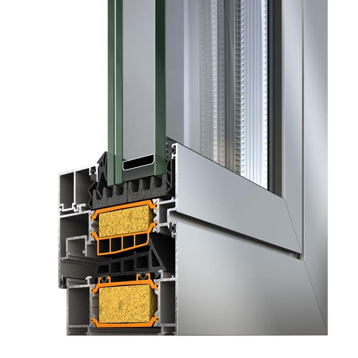 sistema a battente per case passive