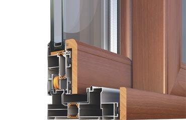 scorrevoli alluminio legno M23000